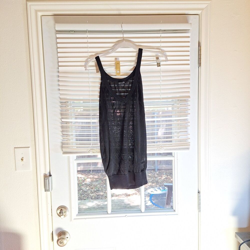 The Limited Size XS Sheer Black Tank Top/blouse